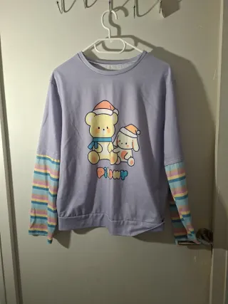 Camisa de dormir con estampado de osito