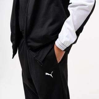 Chándal Puma Niños Negro Blanco Poliéster