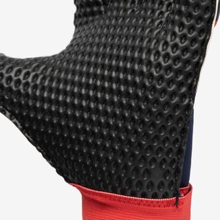 Guantes de portero de fútbol NIÑO F100 SUPERESIST rojo/azul