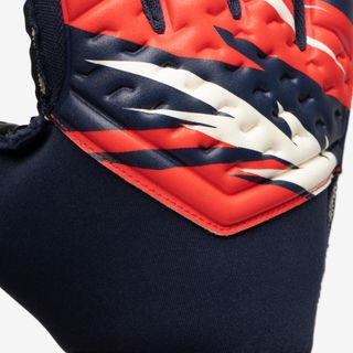 Guantes de portero de fútbol NIÑO F100 SUPERESIST rojo/azul