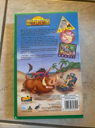 In Giro Per Il Mondo Con Timon E Pumbaa Vhs In Ita