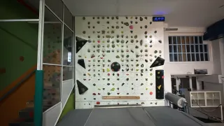 Panel de escalada abatible