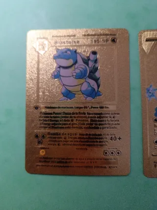 Cartas Pokémon Blastoise y Glaceon