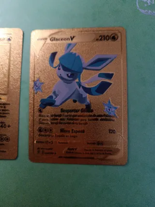 Cartas Pokémon Blastoise y Glaceon