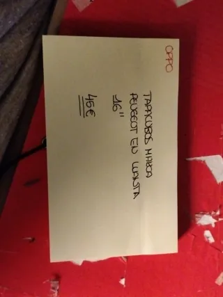 Tapacubos Peugeot 16 (4 unidades)