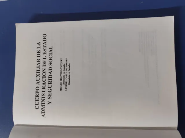Temario auxiliar administrativo del estado