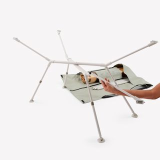 Mesa plegable de madera de camping 4-6 personas con