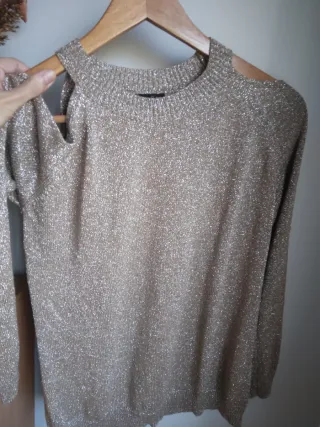 Jersey Massimo Dutti con hombros descubiertos