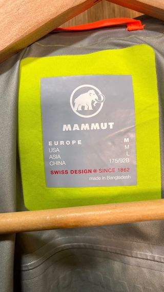 Chaqueta Mammut Gore-Tex Verde