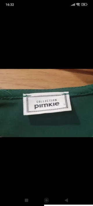 Mono verde Pinkie mujer