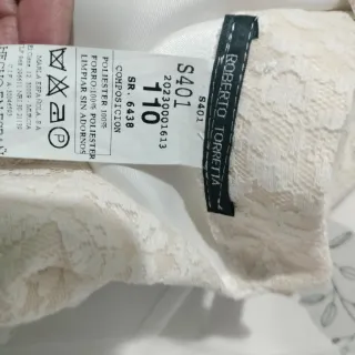 Vestido Roberto Torretta Comunión Flores t