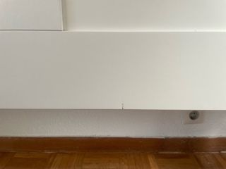 Cabecero de madera blanco