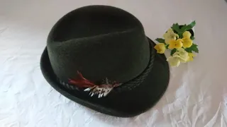 Sombrero tirolés Mathias Hutter verde