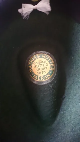 Sombrero tirolés Mathias Hutter verde