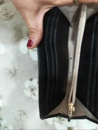 Portafoglio donna nero e marró