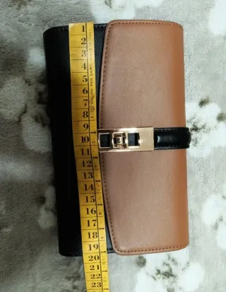 Portafoglio donna nero e marró