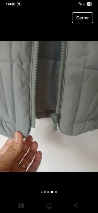 PLUMAS SFERA VERDE TALLA S CASI NUEVO