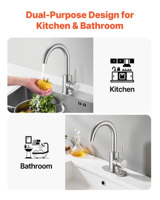 Rubinetto Monocomando per Lavello da Cucina Arco