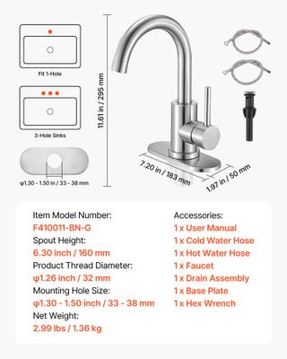 Rubinetto Monocomando per Lavello da Cucina Arco