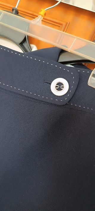 Traje chaqueta y falda azul marino Punt Roma