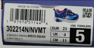 Sapatilhas Skechers Criança Tamanho 21 novas