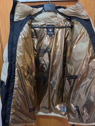 Plumas Columbia Omni Heat Beige/Negro