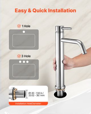 Rubinetto Monocomando per Lavello Cucina Cromato