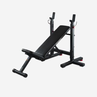 Banco musculación con rack plegable Corength