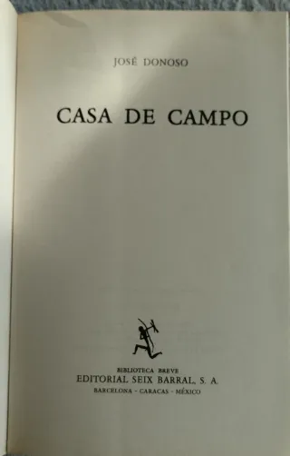 Casa de campo, de José Donoso