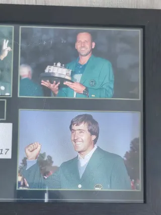 The Spanish Másters Golf con fotos y firmas