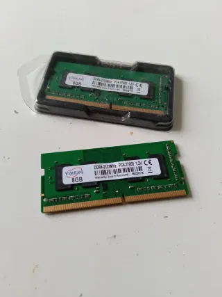 2 módulos de Memoria RAM DDR4 8GB YIMENG