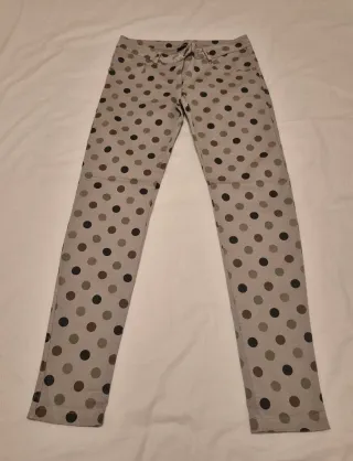 Pantaloni donna Malica fantasia pois