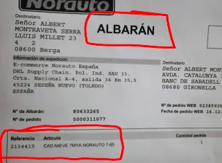 Cadenas de nieve Norauto 7-65