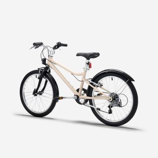 Bicicleta niños 20 pulgadas BTWIN 500 6-9 Años Beis