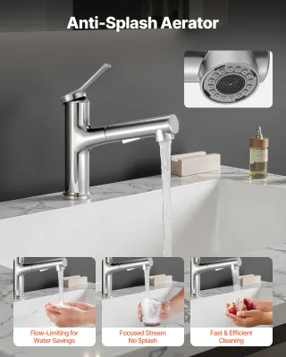 Rubinetto Monocomando per Lavello Cucina Acciaio