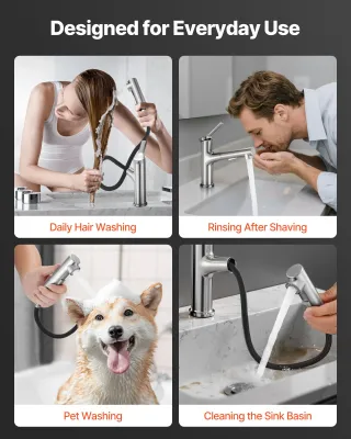 Rubinetto Monocomando per Lavello Cucina Acciaio