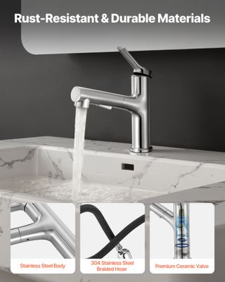 Rubinetto Monocomando per Lavello Cucina Acciaio