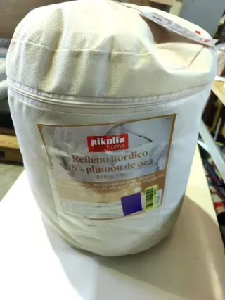 Pikolin Home Edredón Nórdico 98% Plumón Antiácaros