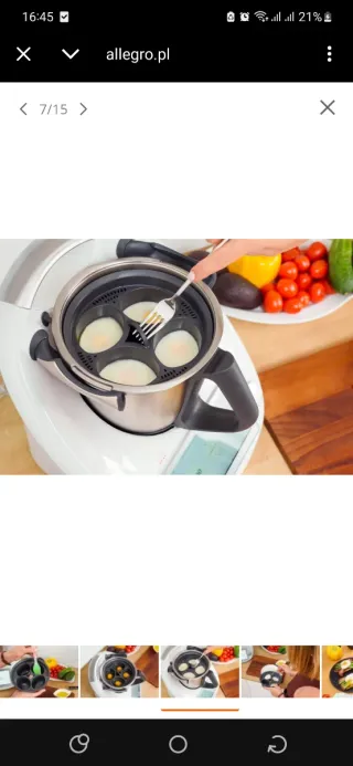 Molde para huevos escalfados al vapor Thermomix