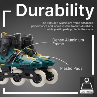 Patines Línea Adulto 3 Ruedas Freeskate Oxelo Triskate