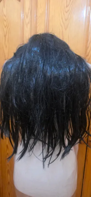 3 pelucas carnaval y vestido