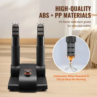 Asciuga Scarpe Pieghevole 180° 2 Tubi Calzatura