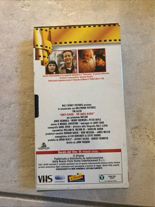 VHS Santa Clause Tim Allen Disney Italiano
