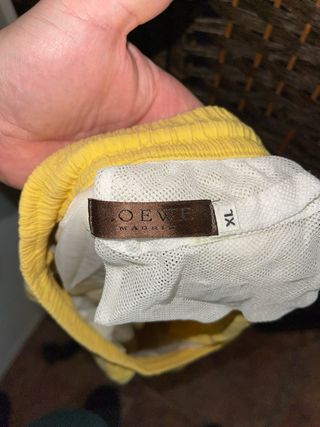 Bañador Loewe Amarillo Hombre
