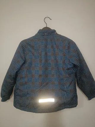 Chaqueta niño cuadros azul multicolor