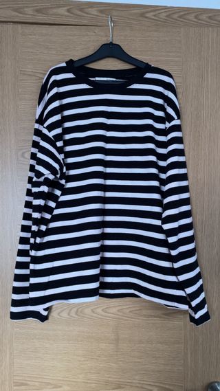 Camiseta Rayas Blanco y Negro