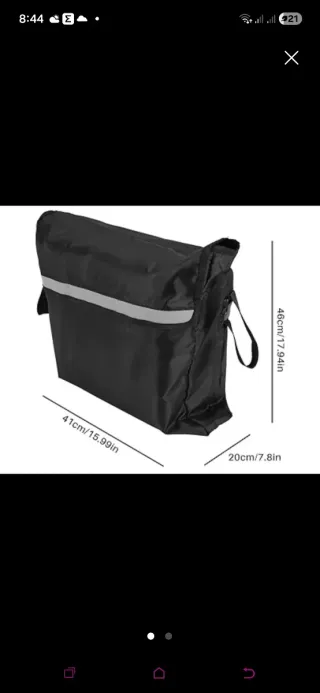 Bolsa para silla de ruedas 41x46x20cm