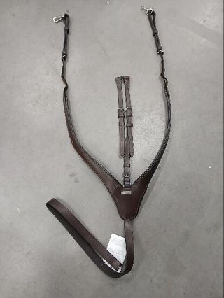 Pechopetral Caballo/Poni Marrón Oscuro 3 Puntos