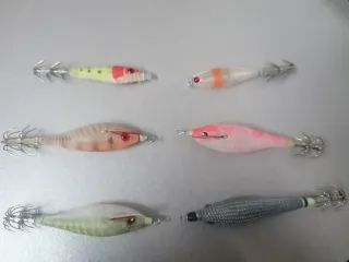 Iscas de pesca variadas