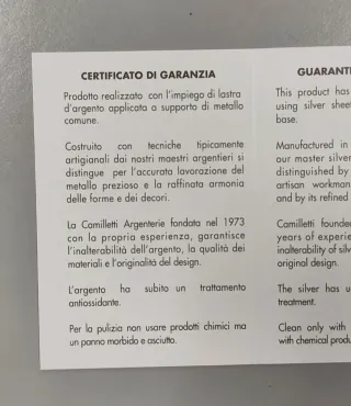 Calendario perpetuo segni zodiacali argento